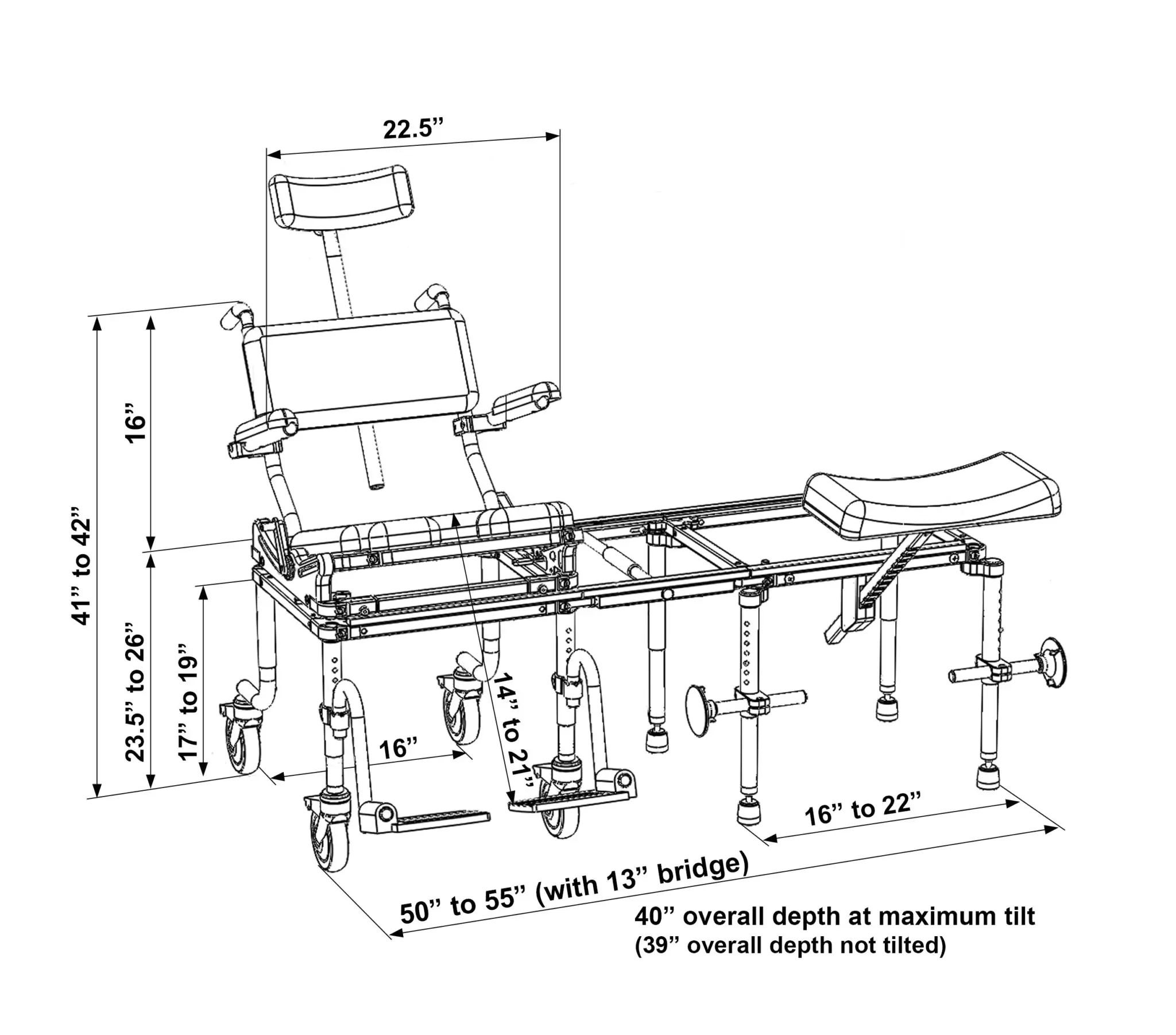 transfer chairs for bathtub