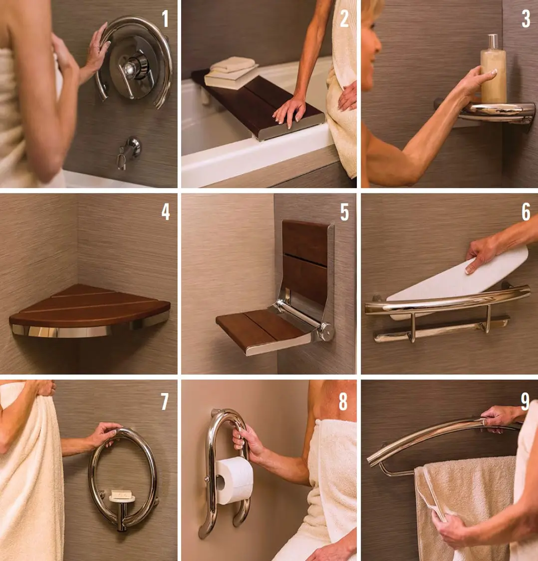 bathroom grab bars for elderly