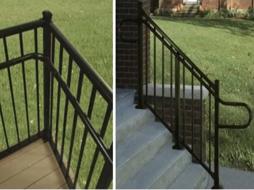 handrail for handicap ramp