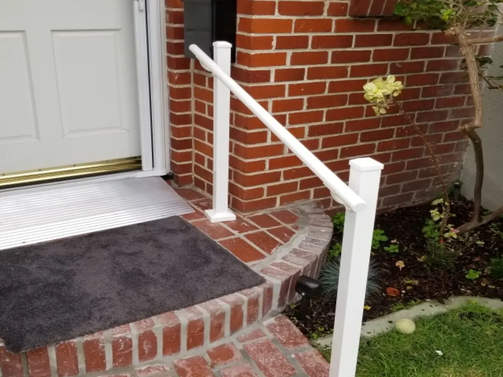 handrail for handicap ramp